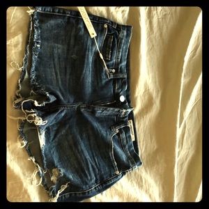 Blank NYC Hiker Frayed Short Size 28